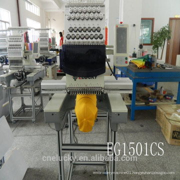 Cap /T-shirt/ Flat Embroidery Single Head Embroidery Machine For Sale